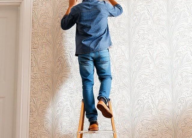 Process of Installing Wallpaper to Walls